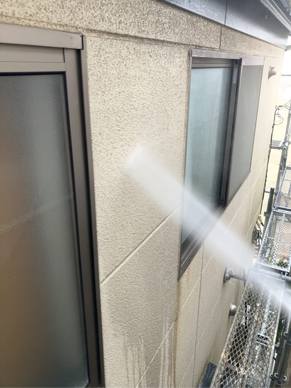 北本市S様邸高圧洗浄①